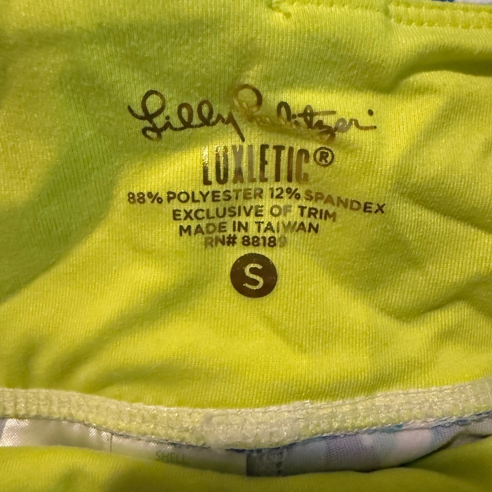 Lilly Pulitzer UPF 50+ Luxletic 21" Weekender Crop Legging Sz Small Style 25219 - Picture 6 of 8